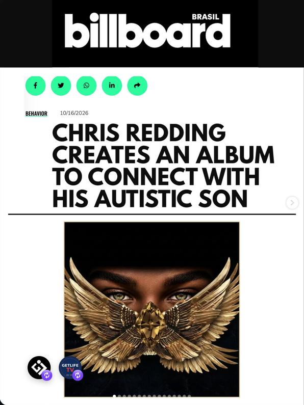 Billboard Brasil coverage shared in Chris Redding’s Instagram collaboration with Gary Carriero and Masa Takumi